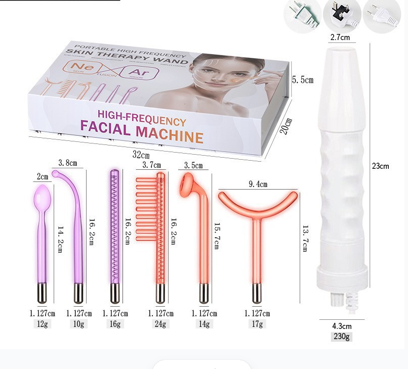 Glowlaya Clear Wand 6-in-1 high frequency skin wand – image 6