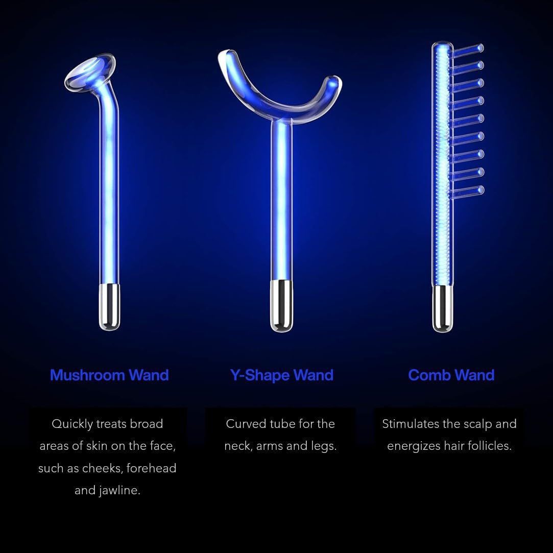 Glowlaya Clear Wand 6-in-1 high frequency skin wand – image 4