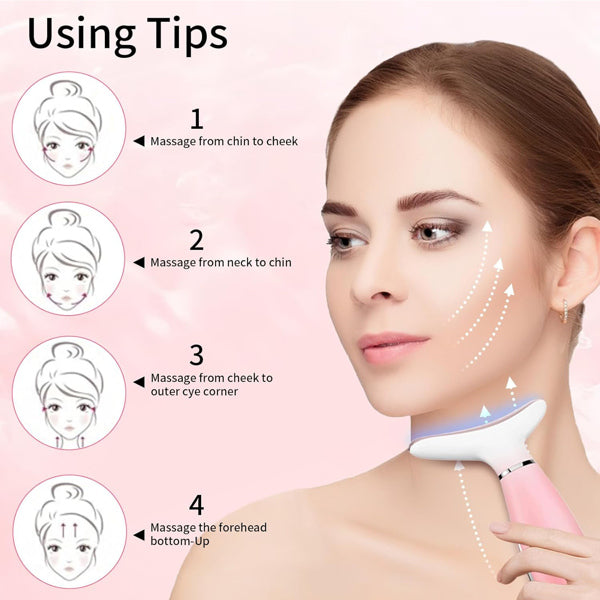 Glowlaya Swan red light neck and face massager – image 4