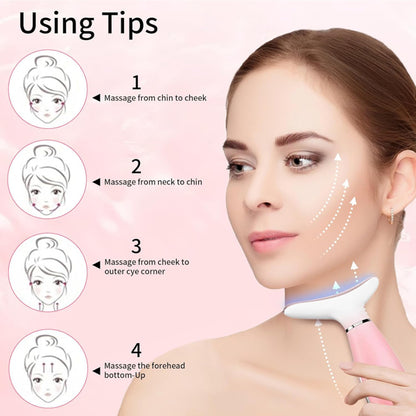 Glowlaya Swan red light neck and face massager – image 4