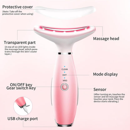 Glowlaya Swan red light neck and face massager – image 3